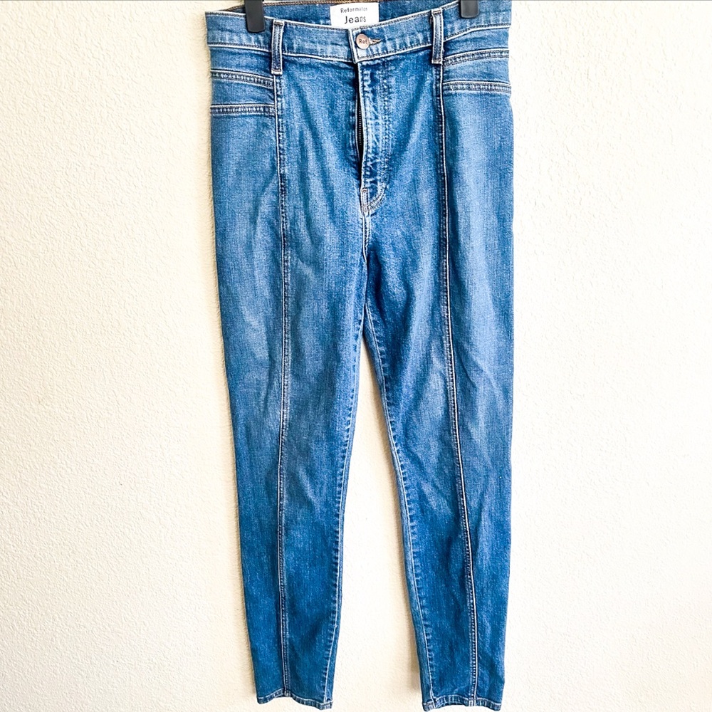 Reformation Suzie Skinny High Rise Seamed jeans, size 28